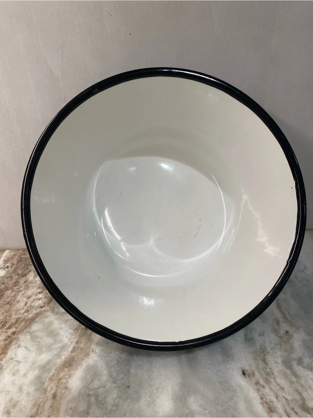 Vintage Old Navy Pop Art Enamel Spaghetti Bowl